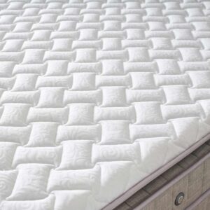 Lit Coffre Astra Gris + Matelas 27cm avec sur-matelas